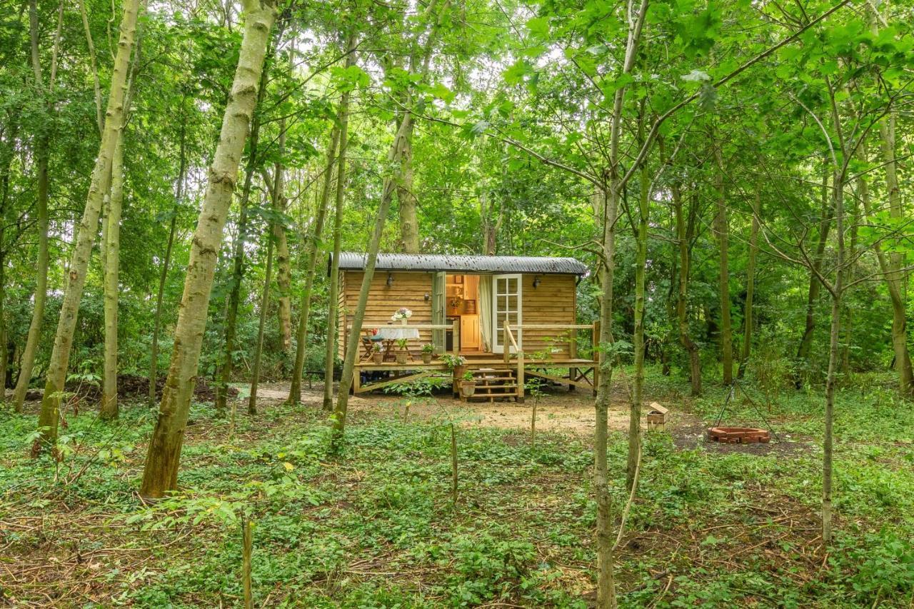 Woodland Retreat Shepherds Hut Brundish Exterior photo